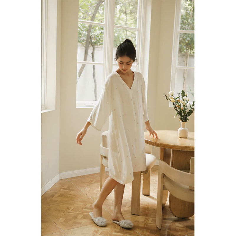 Maternity Wear - Женское мягкое дышащее вискозное платье для