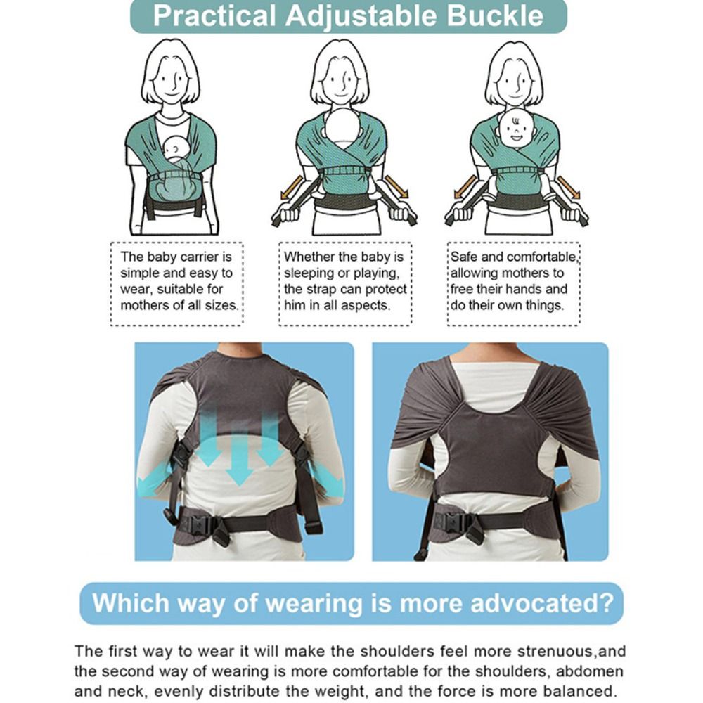 Ergonomic Baby Carrier Newborn To Toddler - Эргономичный слинг для новорожденных, дышащий регулируемый