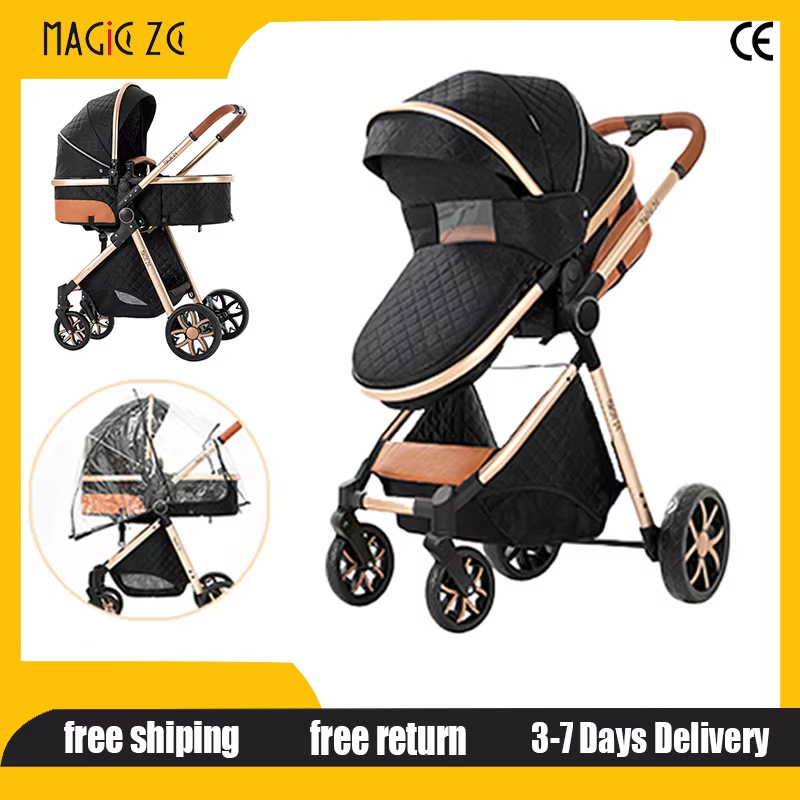 Lightweight Foldable Baby Stroller Compact - Детская коляска 2-в-1: компактная, легкая, складная,