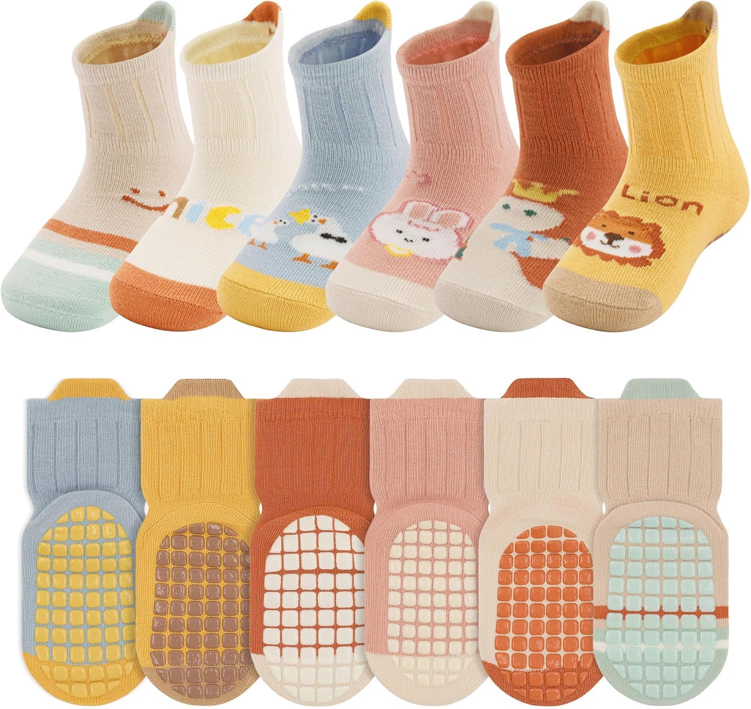 Unisex Baby Socks Non Slip - Носки с противоскользящей подошвой для малышей,