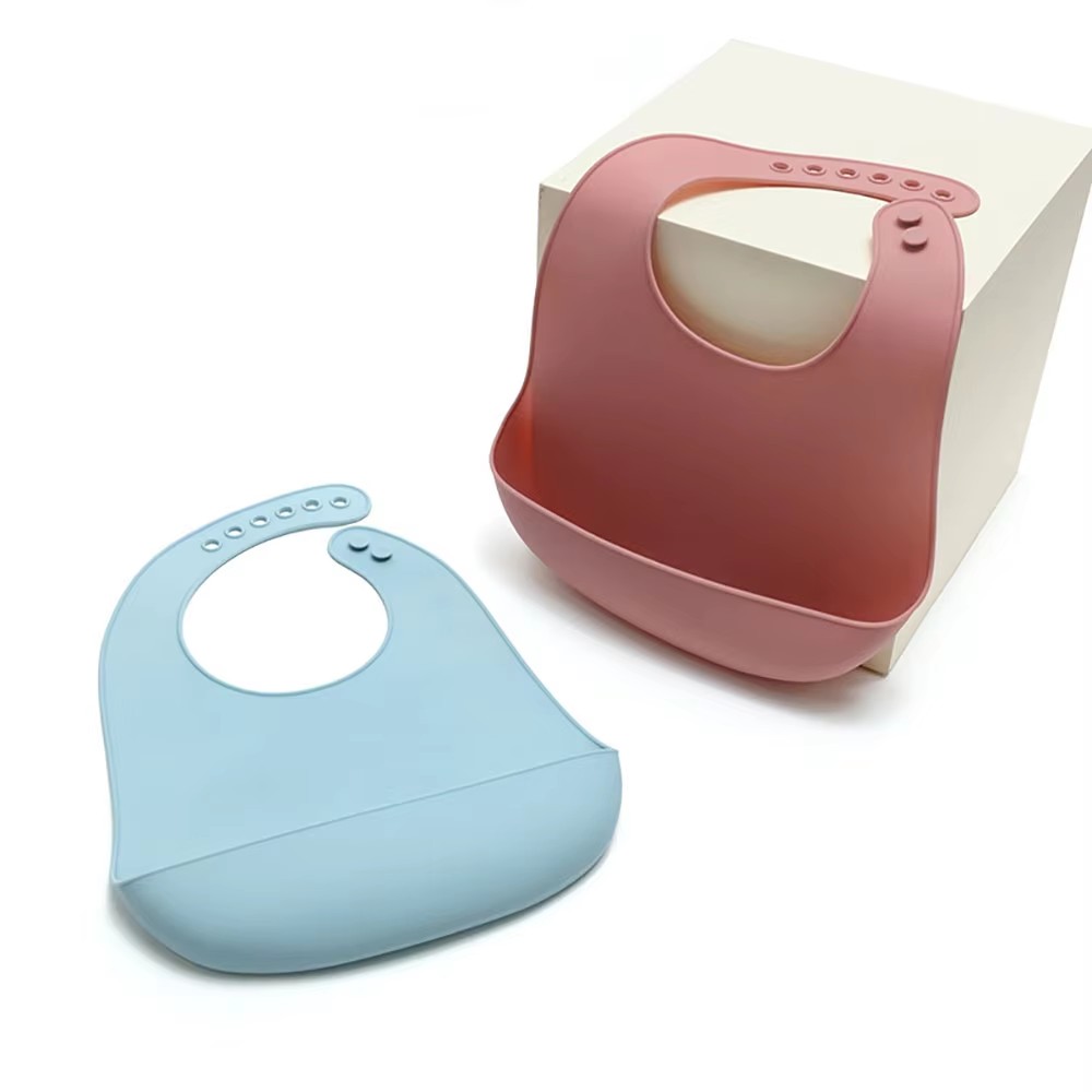 Waterproof Baby Bibs Silicone - 1 шт. детский нагрудник из пищевого
