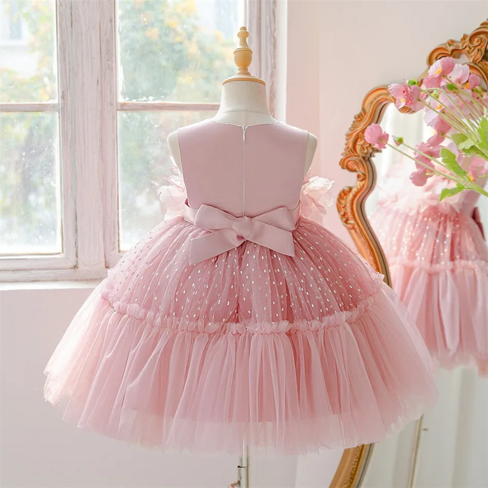 Детское платье принцессы с рюш – обзор и цена Toddler Girl Tulle Party Dress