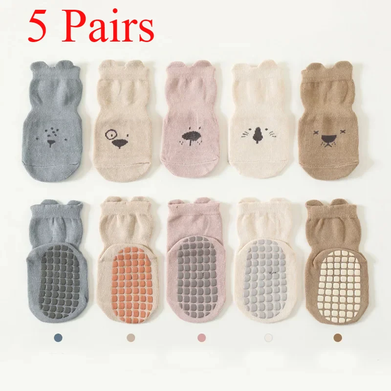 3/5 пар дышащих повседневных н – обзор и цена Unisex Baby Socks Non Slip