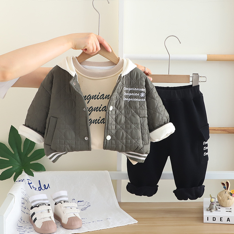 Зимний детский комплект из 3 п – обзор и цена Toddler Boy Winter Fleece Jacket