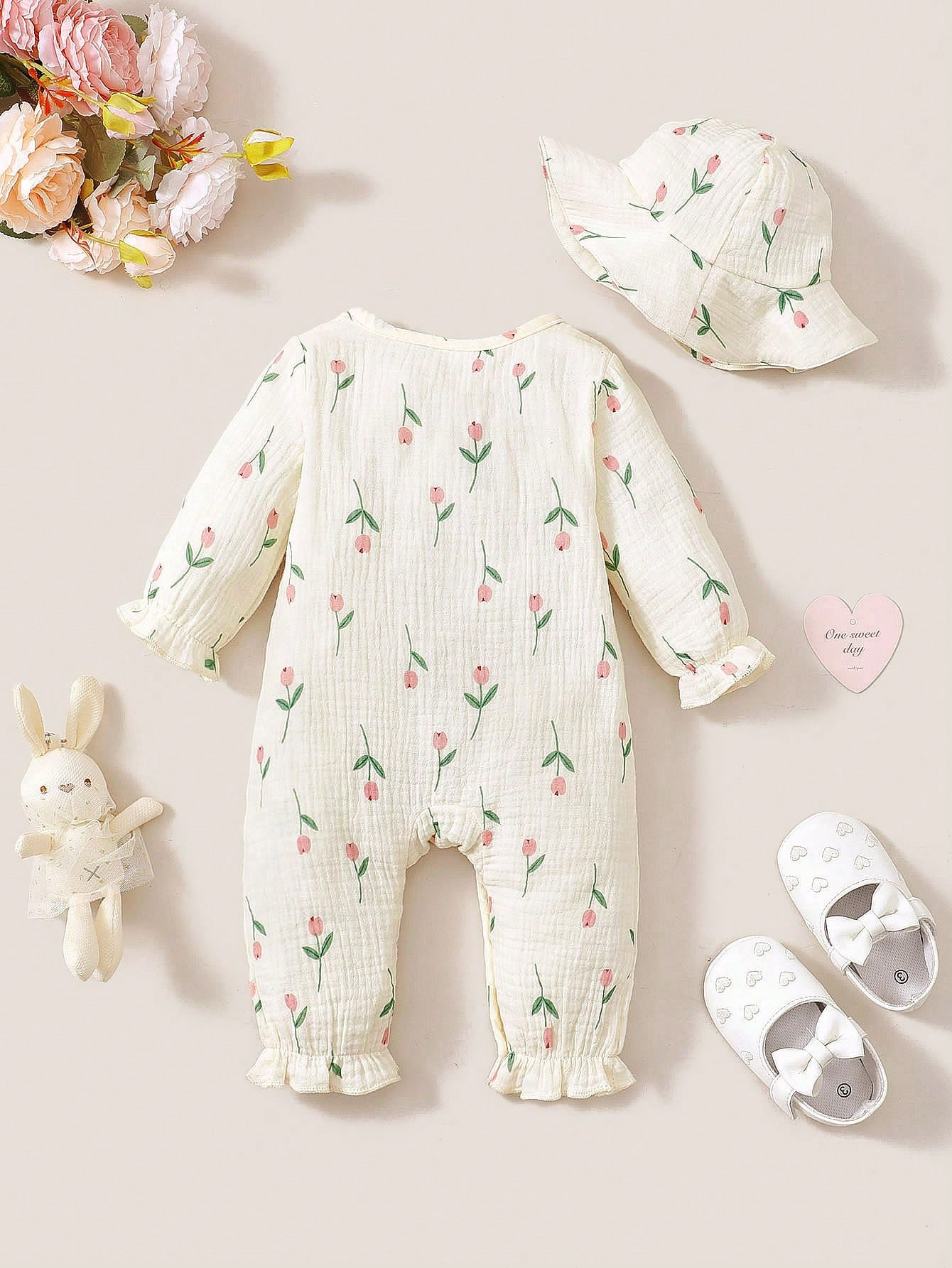 Детский комплект для девочки н – обзор и цена Newborn Baby Girl Romper Floral